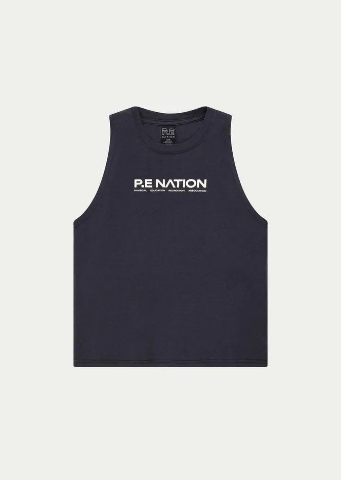 Tanks Women SHUFFLE TANK IN MARINE BLUE PE Nation