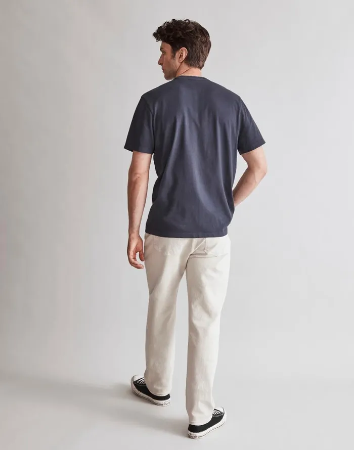 Tees Men Madewell GarmentDyed Allday Crewneck Pocket Tee Twilight