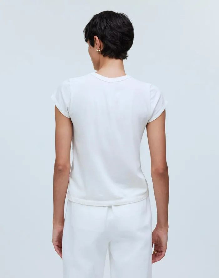 Tees Women Madewell Softfade Cotton Perfect Vintage Tee Lighthouse