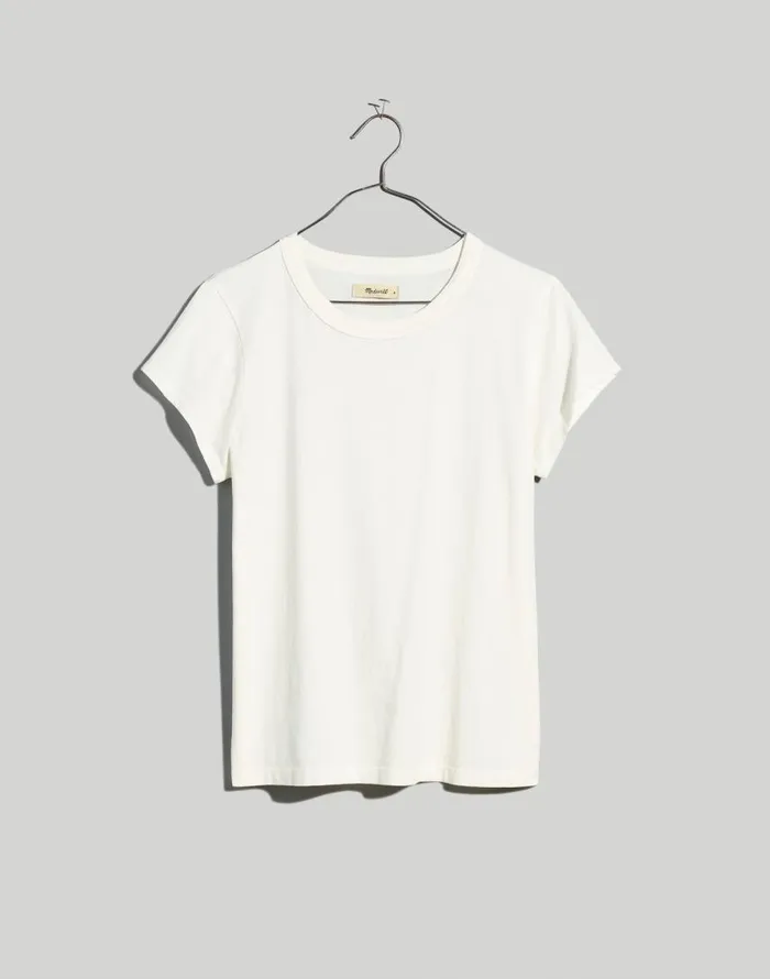 Tees Women Madewell Softfade Cotton Perfect Vintage Tee Lighthouse