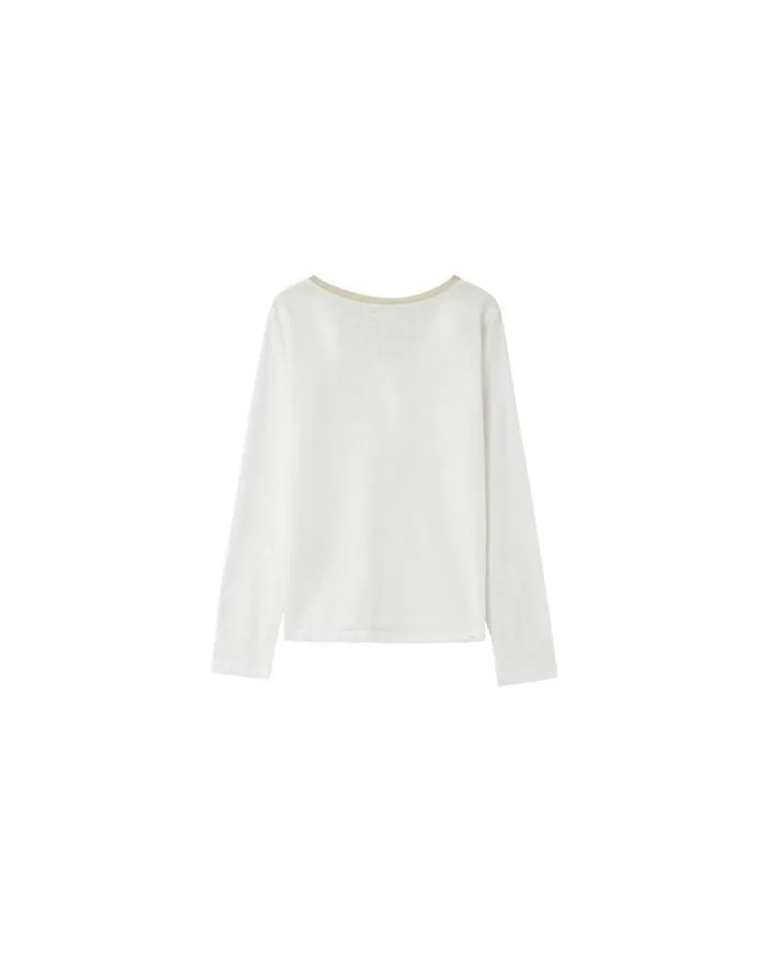 TEESHIRT ECRU NISI Shop Grace and Mila LongSleeves Tshirts