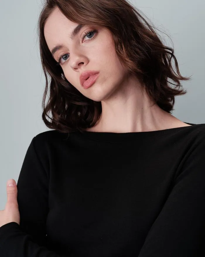 TEESHIRT NOIR NOUS Shop Grace and Mila LongSleeves Tshirts
