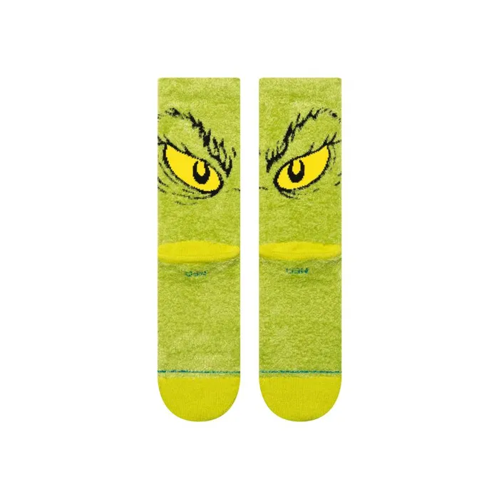 The Grinch X Stance Da Da Dagrinch Cozy Poly Crew Socks Green MenWomen Stance Crew