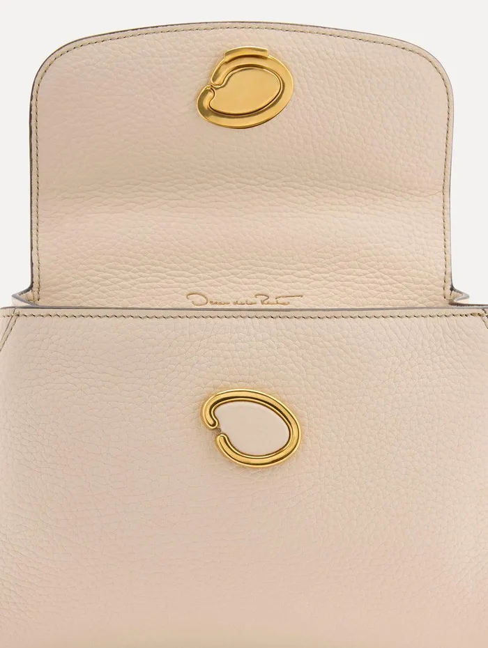 The Mini Poppy Ivory Women Oscar De La Renta Handbags The Mini Poppy Ivory Women Oscar De La Renta Handbags