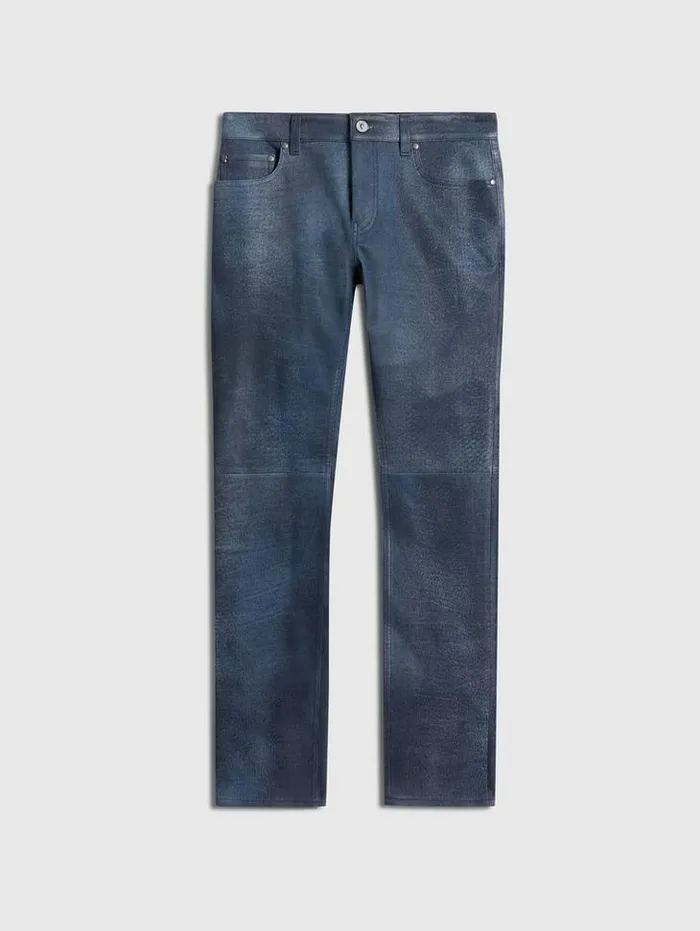 THE ROCKER LEATHER JEANS Ink Men John Varvatos Jeans