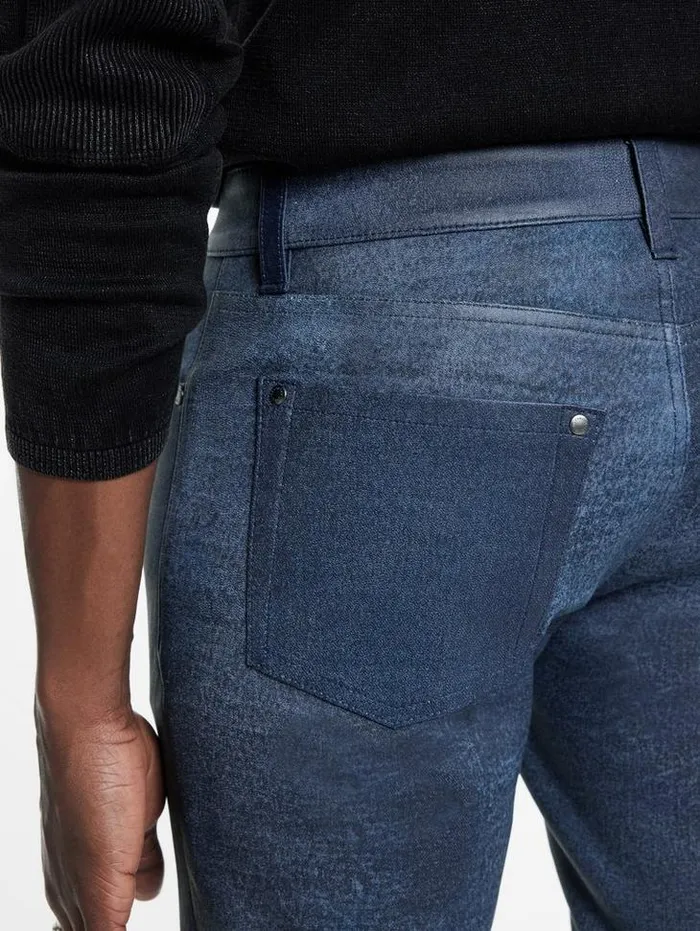 THE ROCKER LEATHER JEANS Ink Men John Varvatos Jeans
