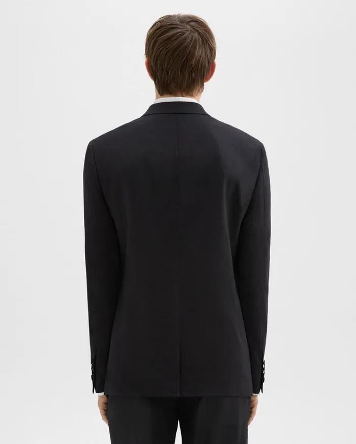 Theory Chambers Tuxedo Blazer In Stretch Wool Black Men Blazers Jackets