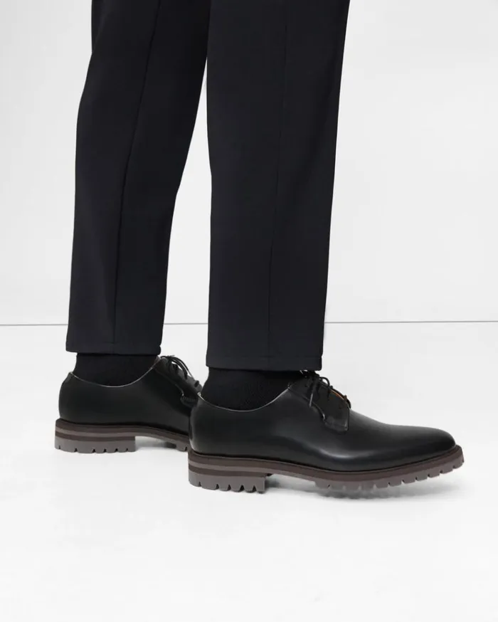 Theory Common Projects Mens Derbys Black Men Shoes