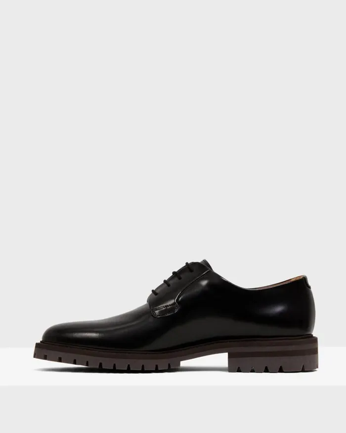 Theory Common Projects Mens Derbys Black Men Shoes