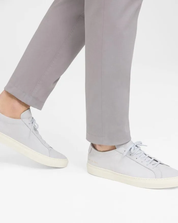 Theory Common Projects Mens Original Achilles Sneakers Grey Men Shoes