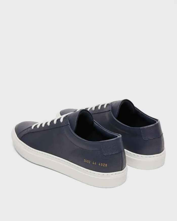 Theory Common Projects Mens Original Achilles Sneakers Navy Men Shoes Theory Common Projects Mens Original Achilles Sneakers Navy Men Shoes