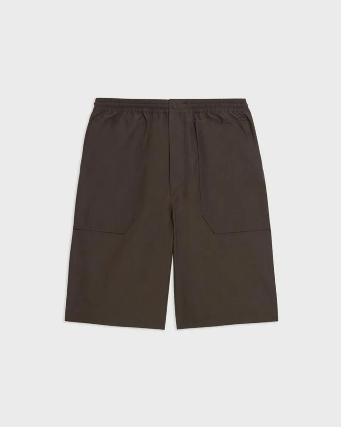 Theory CottonBlend PullOn Short Deep Tundra Men Shorts