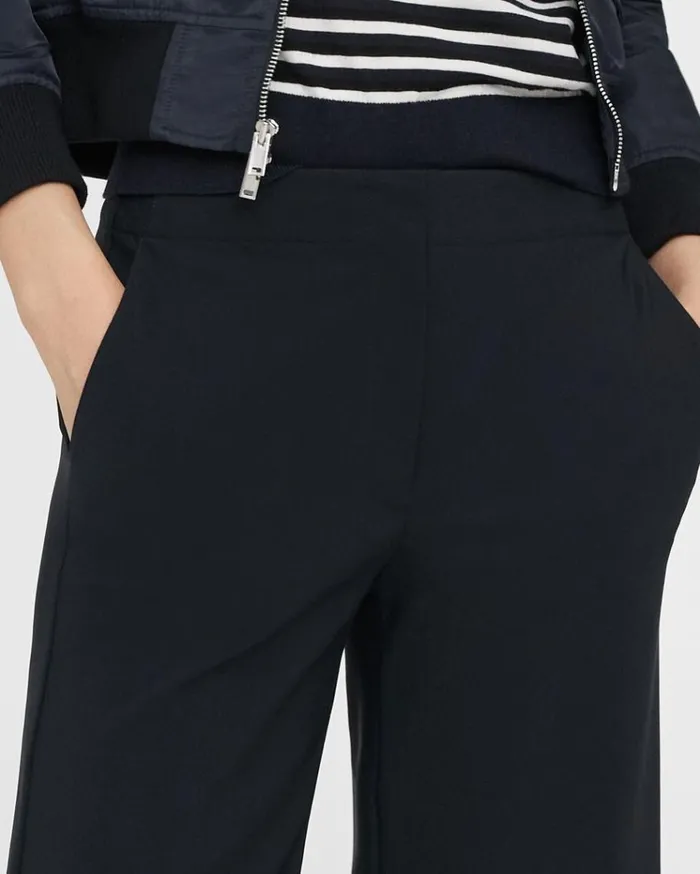 Theory Cropped WideLeg Pant In Precision Ponte Baltic Women Pants Theory Cropped WideLeg Pant In Precision Ponte Baltic Women Pants