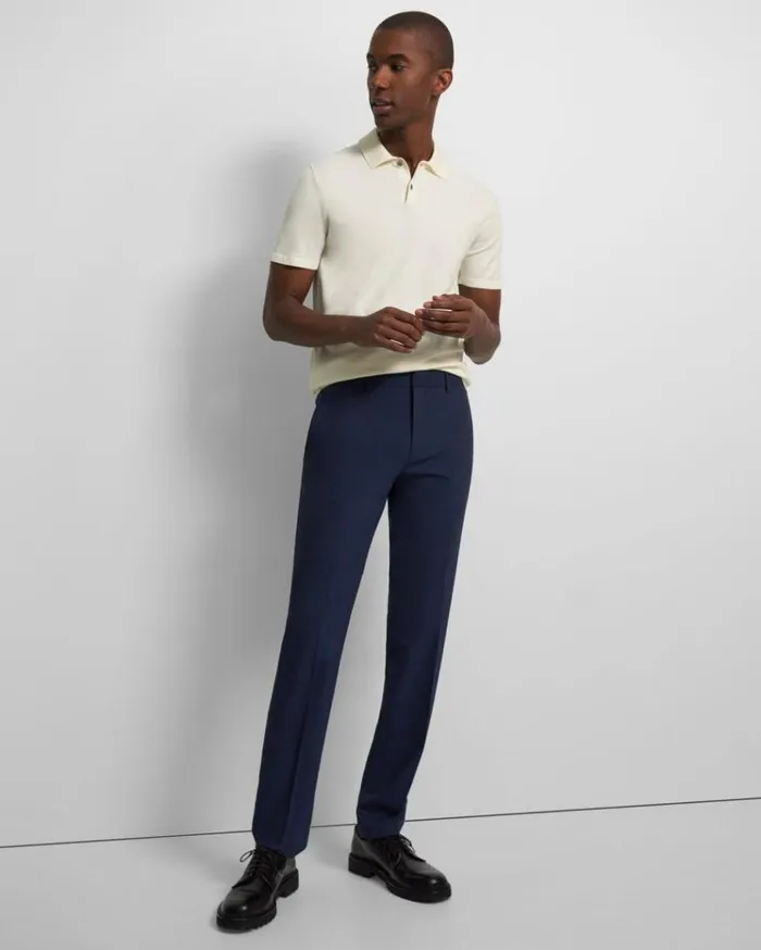 Theory Mayer Pant In Stretch Wool Altitude Men Suits