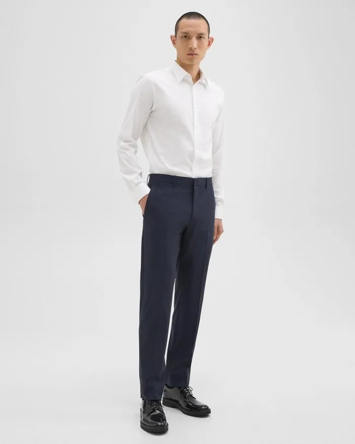 Theory Mayer Pant In Stretch Wool Navy Men Pants Theory Mayer Pant In Stretch Wool Navy Men Pants