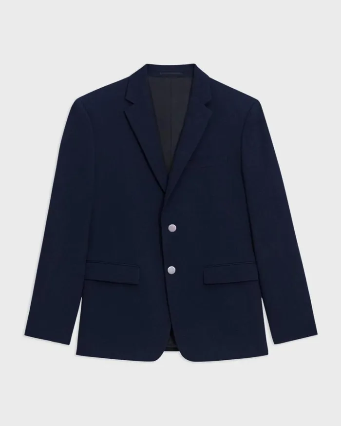 Theory Morton Blazer In Textured Gabardine Baltic Men Blazers Jackets Theory Morton Blazer In Textured Gabardine Baltic Men Blazers Jackets
