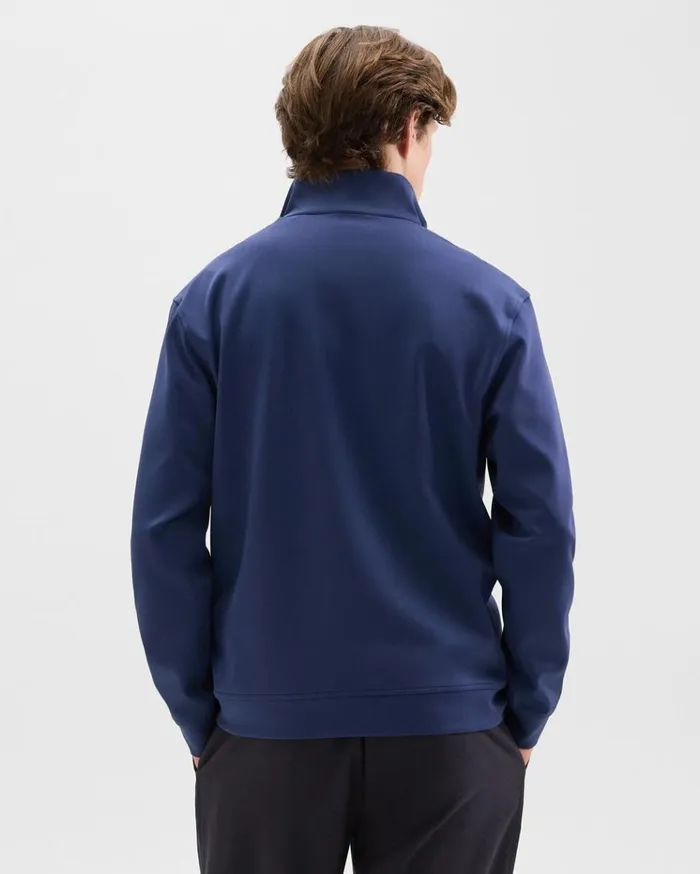 Theory QuarterZip Sweatshirt In Scuba Deep Atlantic Men Sweatshirts Hoodies Theory QuarterZip Sweatshirt In Scuba Deep Atlantic Men Sweatshirts Hoodies