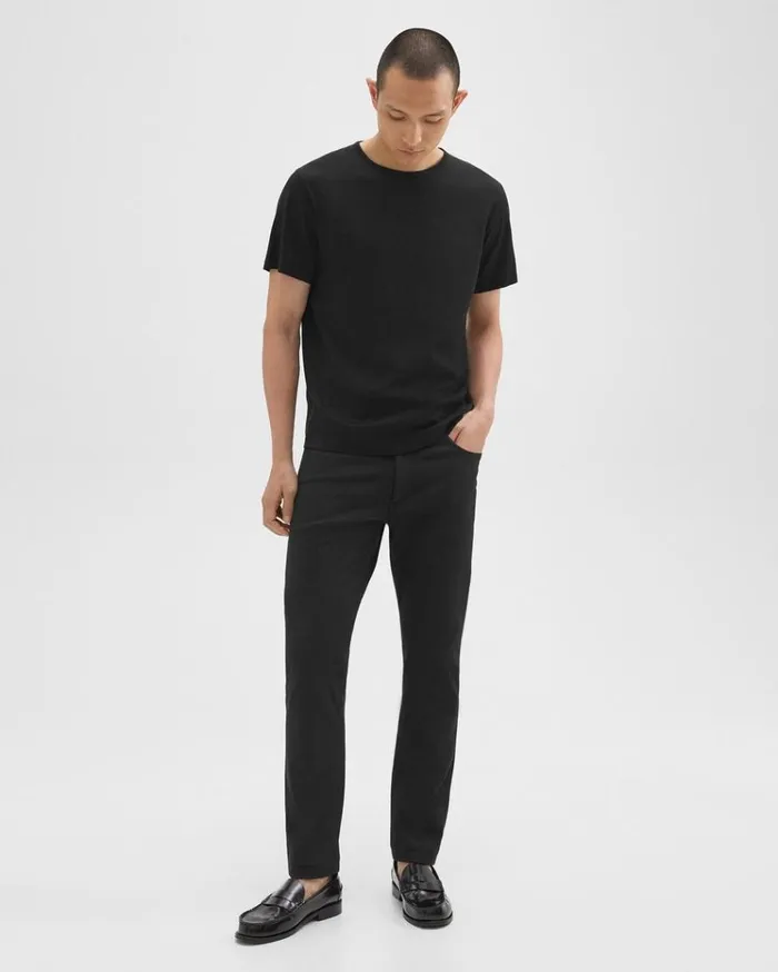 Theory Raffi 5Pocket Pant In Neoteric Twill Black Men Pants