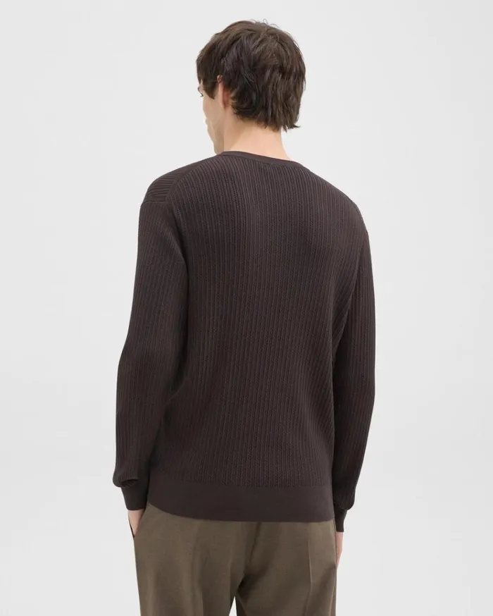 Theory Riland Sweater In Light Bilen Hickory Men Sweaters Cardigans Theory Riland Sweater In Light Bilen Hickory Men Sweaters Cardigans
