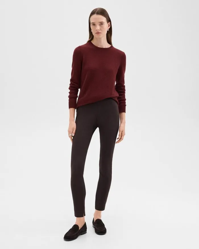 Theory Skinny Legging In Scuba Hickory Women Pants