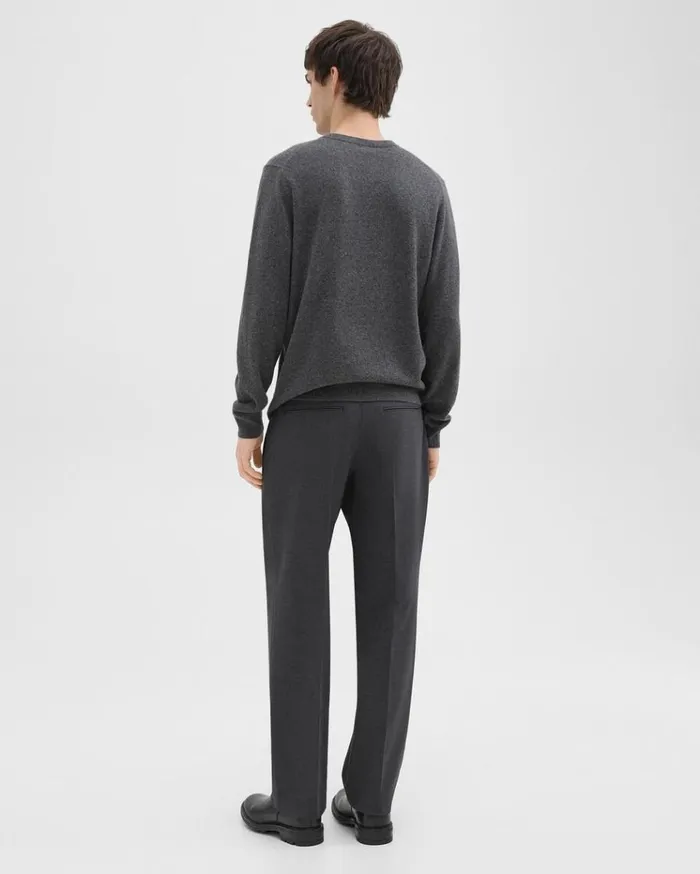 Theory Straight Pant In WoolBlend Twill Pestle Melange Men Pants