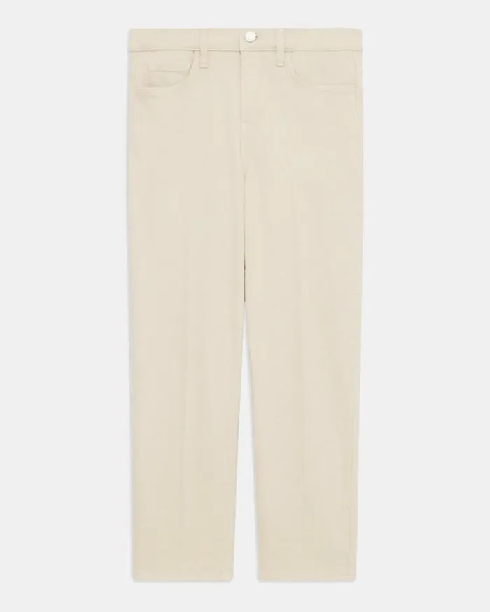 Theory Treeca Jean In Stretch Denim Sand Women Pants Theory Treeca Jean In Stretch Denim Sand Women Pants
