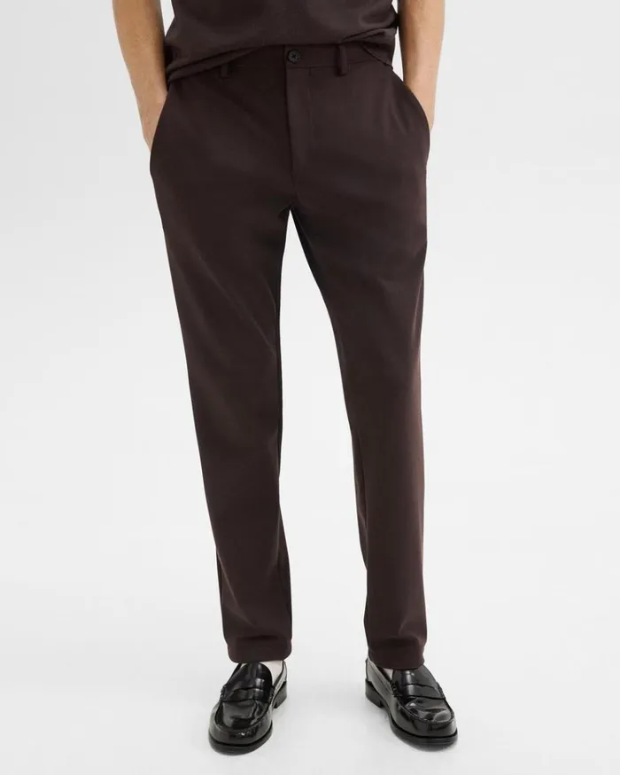Theory Zaine Pant In Precision Ponte Hickory Men Pants