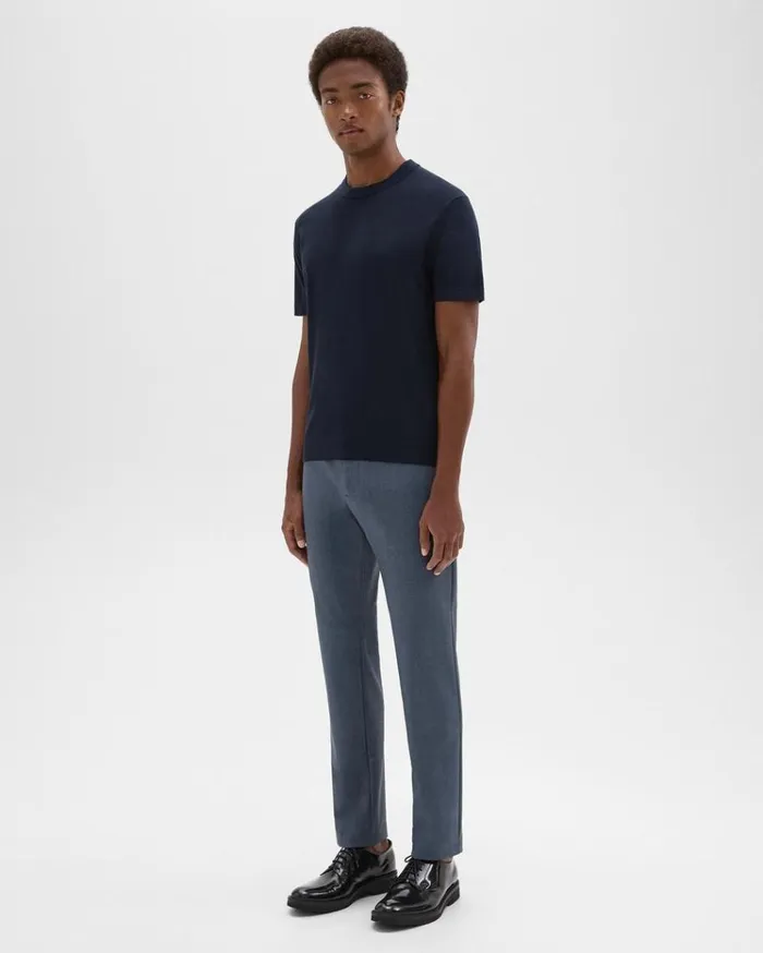 Theory Zaine Pant In Printed Precision Ponte Dusty Blue Mel Men Suits Theory Zaine Pant In Printed Precision Ponte Dusty Blue Mel Men Suits