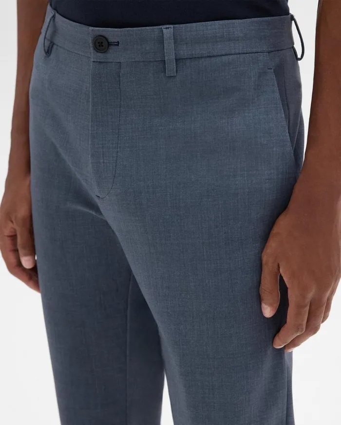 Theory Zaine Pant In Printed Precision Ponte Dusty Blue Mel Men Suits Theory Zaine Pant In Printed Precision Ponte Dusty Blue Mel Men Suits
