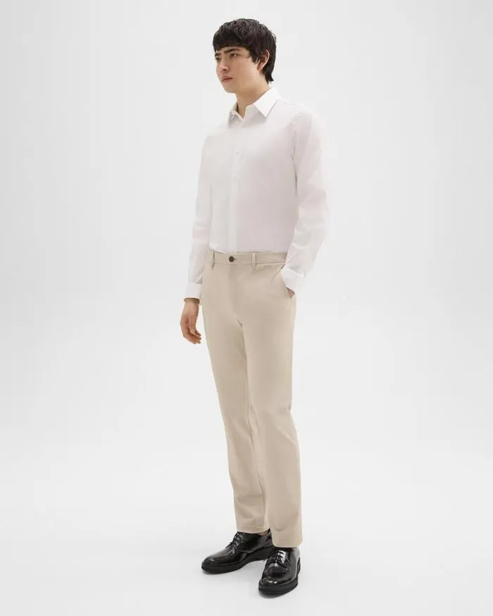 Theory Zaine Pant In Printed Precision Ponte Sand Multi Men Suits Theory Zaine Pant In Printed Precision Ponte Sand Multi Men Suits