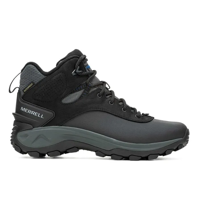 Thermo Kiruna 2 Mid Waterproof Wide Width Black Men Merrell Boots