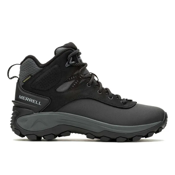 Thermo Kiruna 2 Mid Waterproof Wide Width Black Women Merrell Boots