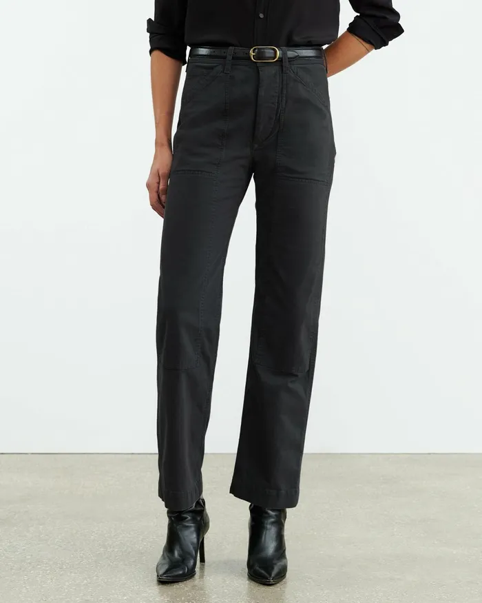 TIBAULT PANT Carbon Women Nili Lotan Pants and Shorts