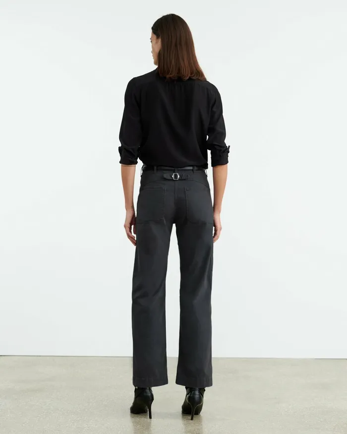 TIBAULT PANT Carbon Women Nili Lotan Pants and Shorts
