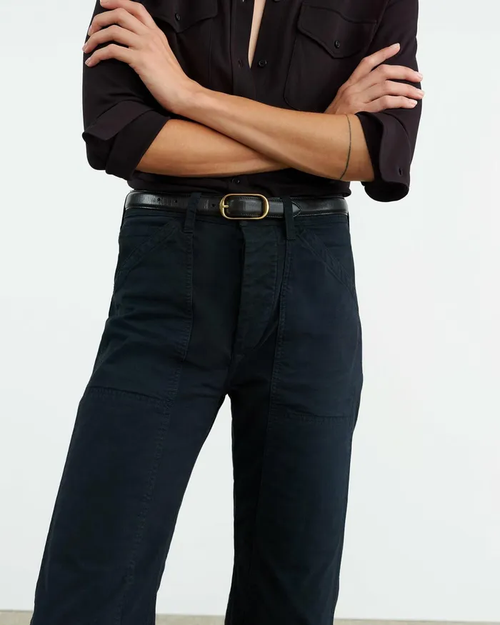 TIBAULT PANT Carbon Women Nili Lotan Pants and Shorts