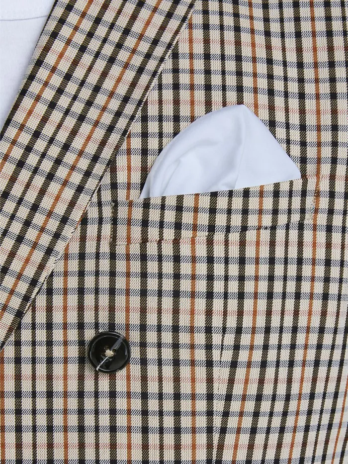 Ties and Bowties JACK and JONES Mens SILK POCKET SQUARE White White