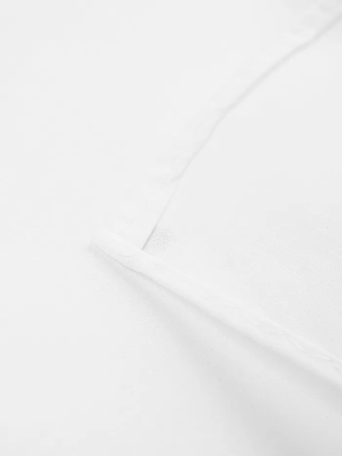 Ties and Bowties JACK and JONES Mens SILK POCKET SQUARE White White