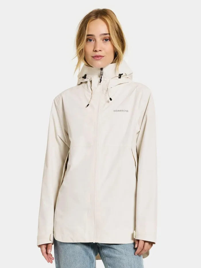 Tilde Jacket White Foam Women Didriksons Spring Jackets