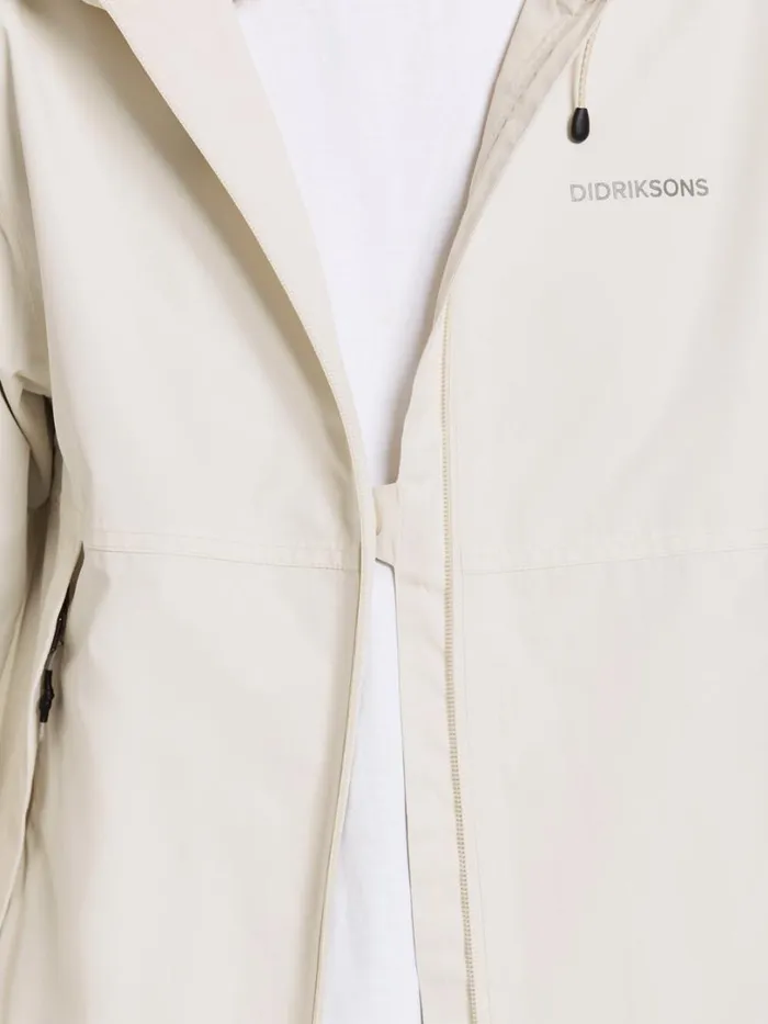 Tilde Jacket White Foam Women Didriksons Spring Jackets