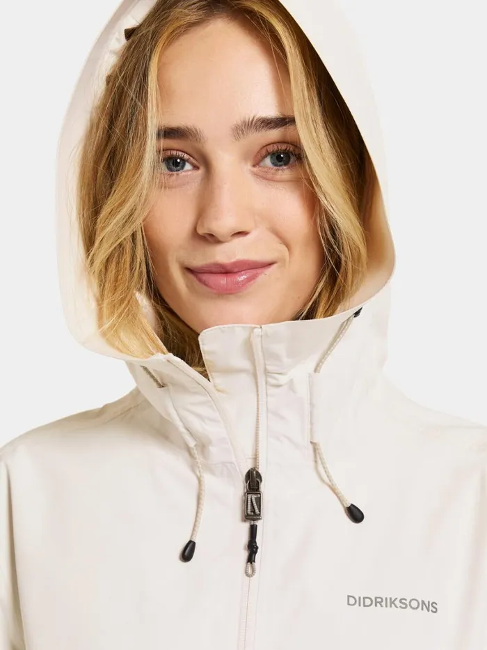 Tilde Jacket White Foam Women Didriksons Spring Jackets