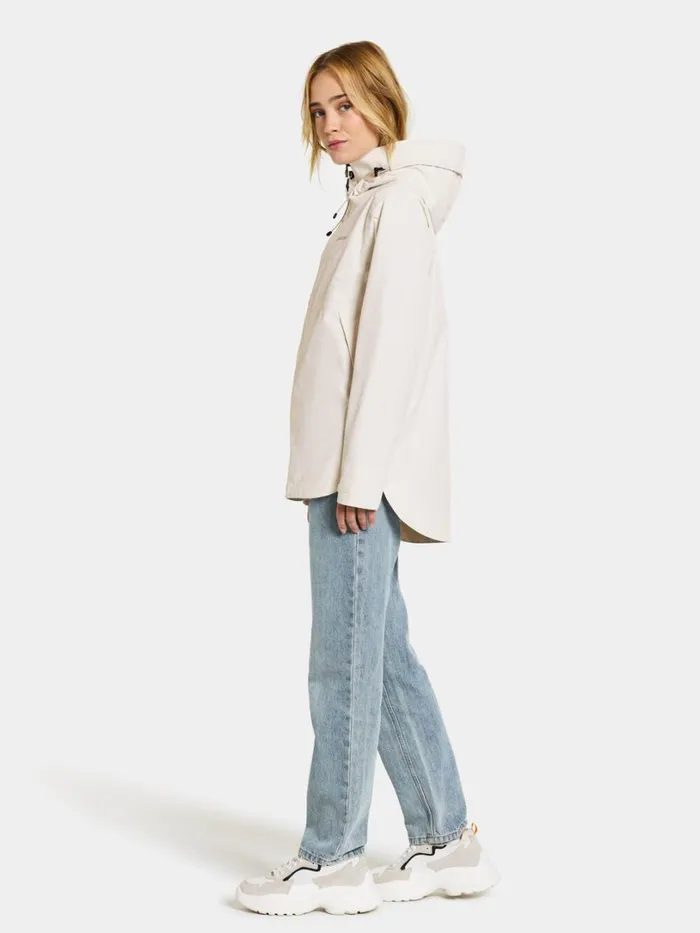 Tilde Jacket White Foam Women Didriksons Spring Jackets