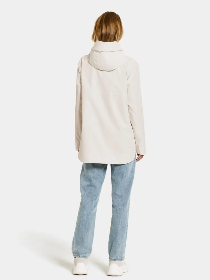 Tilde Jacket White Foam Women Didriksons Spring Jackets