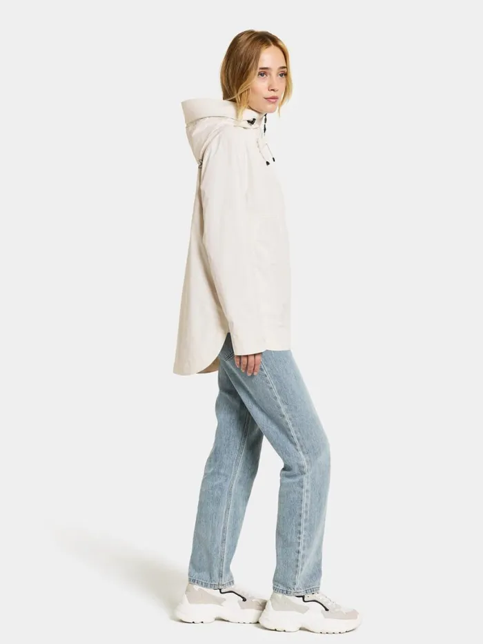 Tilde Jacket White Foam Women Didriksons Spring Jackets