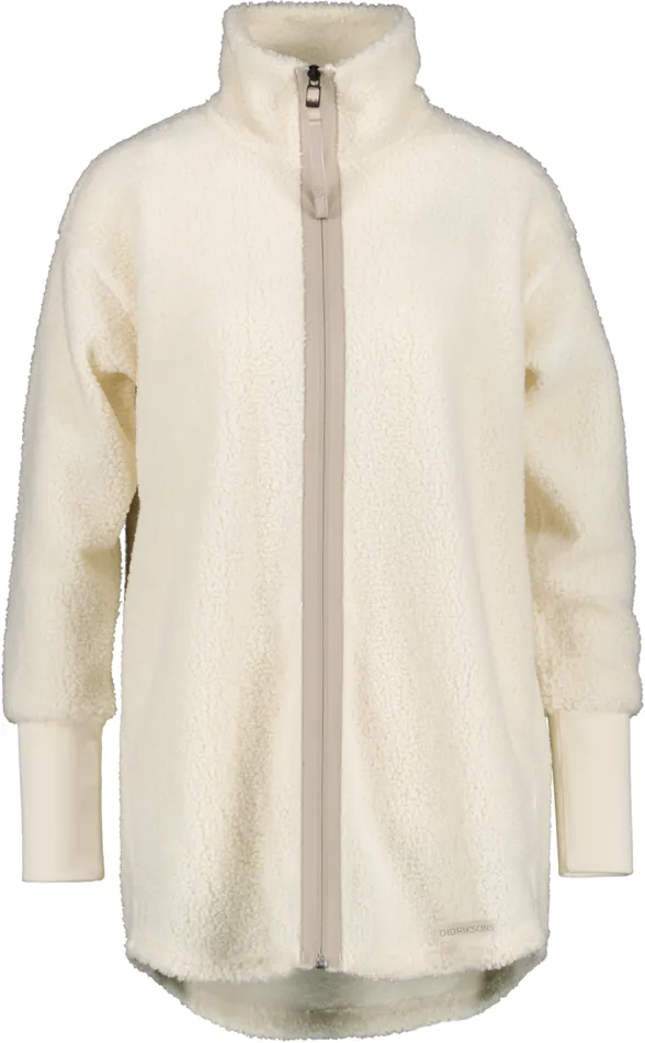 Tola FullZip White Foam Women Didriksons Spring Jackets