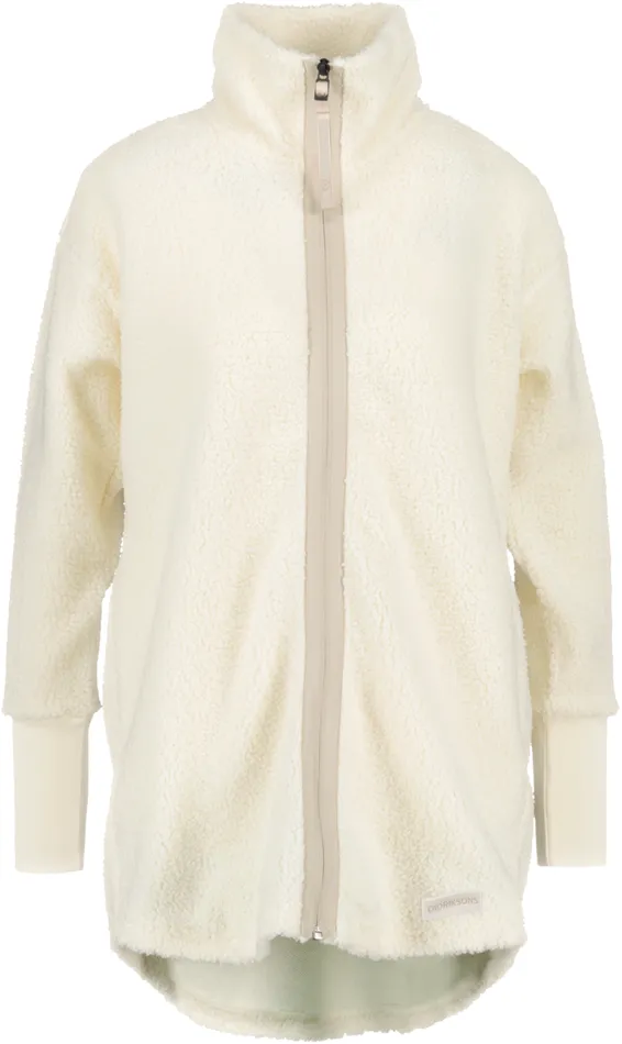 Tola FullZip White Foam Women Didriksons Spring Jackets