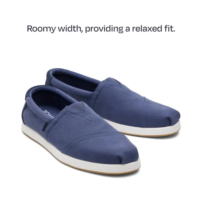 Toms Alpargatas Alp FWD Cadet Blue Twill 8211 Men Toms Alpargatas Alp FWD Cadet Blue Twill 8211 Men