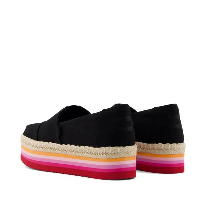 Toms Alpargatas Alpargata Platform Rope High Espadrille Black 8211 Women Toms Alpargatas Alpargata Platform Rope High Espadrille Black 8211 Women