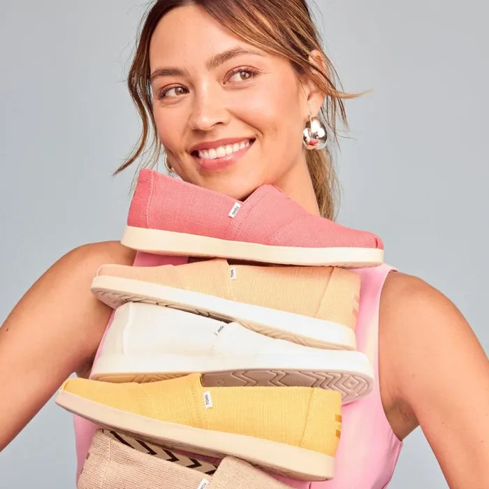 Toms Alpargatas Alpargata Plus Yellow Heritage Canvas 8211 Women Toms Alpargatas Alpargata Plus Yellow Heritage Canvas 8211 Women