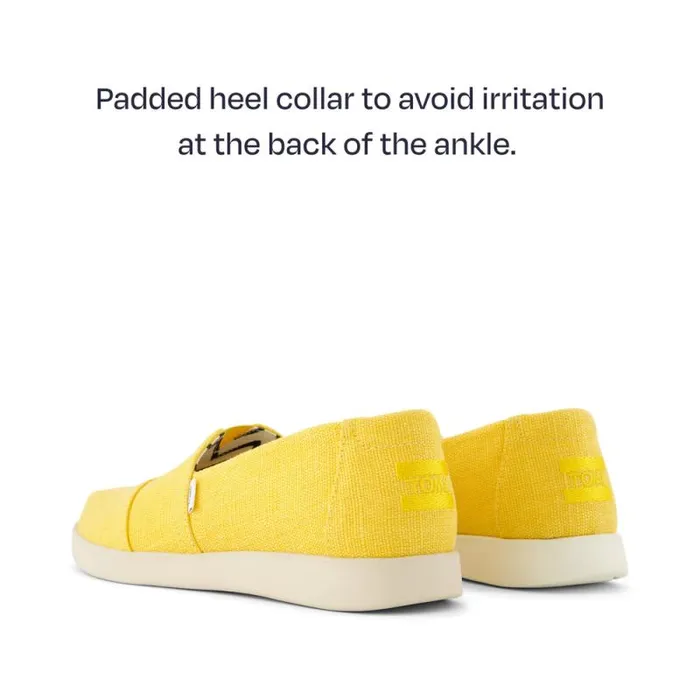 Toms Alpargatas Alpargata Plus Yellow Heritage Canvas 8211 Women Toms Alpargatas Alpargata Plus Yellow Heritage Canvas 8211 Women