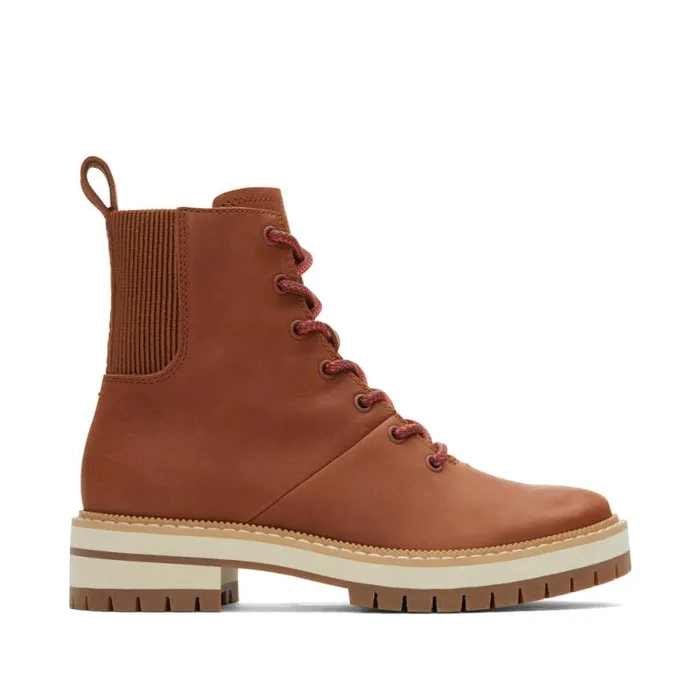 Toms Boots and Booties Frankie LaceUp Boot Water Resistant Dark Brown 8211 Women Toms Boots and Booties Frankie LaceUp Boot Water Resistant Dark Brown 8211 Women
